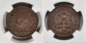 5 Centavo México (1867 - ) Cobre 