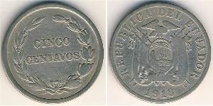 5 Centavo Ecuador Copper/Nickel 