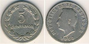 5 Centavo El Salvador Copper/Nickel 