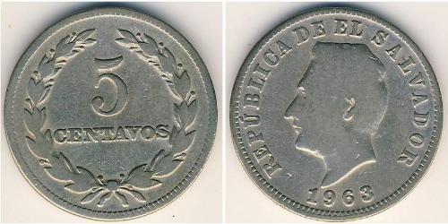 5 Centavo El Salvador Copper/Nickel 