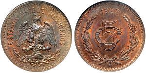 5 Centavo Mexique (1867 - ) Cuivre 