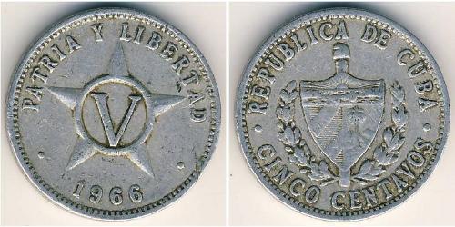 5 Centavo Cuba Cuivre/Nickel 