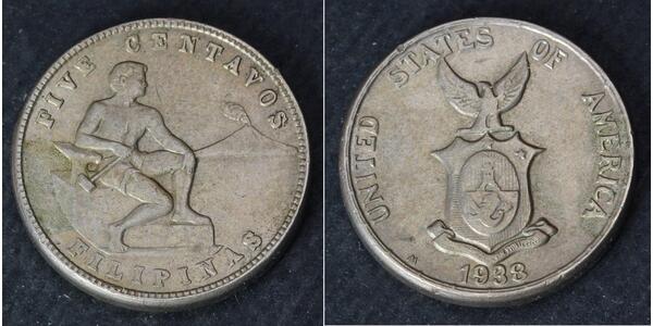5 Centavo Philippines Cuivre/Zinc/Nickel 