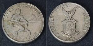 5 Centavo Philippinen Kupfer/Zink/Nickel 