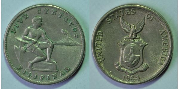 5 Centavo Philippinen Kupfer/Zink/Nickel 