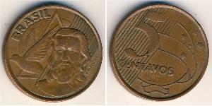 5 Centavo Brasilien Kupfer/Stahl 
