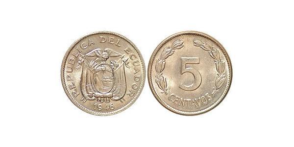 5 Centavo Ecuador Nichel 