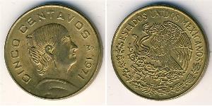 5 Centavo Messico (1867 - ) Ottone 