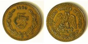 5 Centavo Messico (1867 - ) Rame 