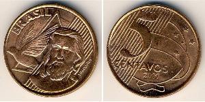 5 Centavo Brasile Rame/Acciaio 