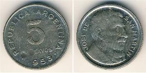 5 Centavo Argentina (1861 - ) Rame/Nichel 