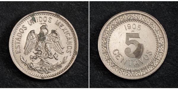 5 Centavo Messico Rame/Nichel 