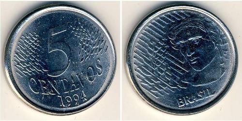 5 Centavo Brasilien Stahl 