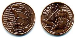 5 Centavo 巴西 Steel/銅 