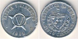 5 Centavo Cuba 铝 