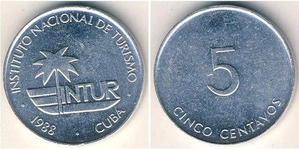 5 Centavo Cuba 铝 