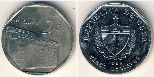 5 Centavo Cuba 銅/镍 