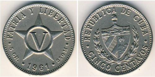 5 Centavo Cuba 銅/镍 