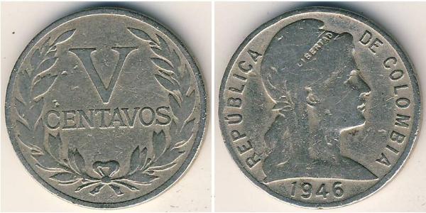 5 Centavo 哥伦比亚 銅/镍 