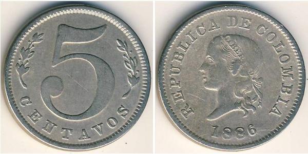 5 Centavo 哥伦比亚 銅/镍 