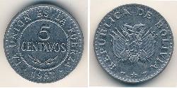 5 Centavo 玻利維亞 镍/銅 
