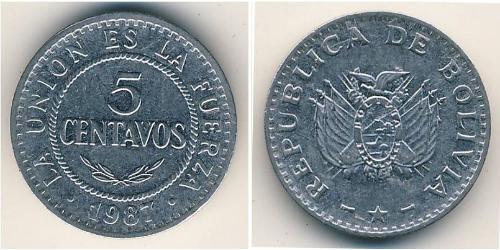5 Centavo 玻利維亞 銅/镍 