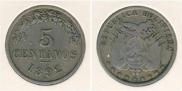 5 Centavo 玻利維亞 銅/镍 