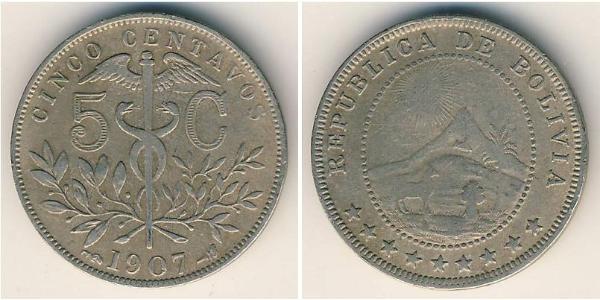 5 Centavo 玻利維亞 銅/镍 