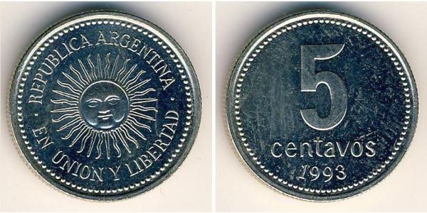5 Centavo 阿根廷 銅/镍 