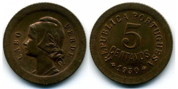 5 Centavo 佛得角 / 葡萄牙 青铜 