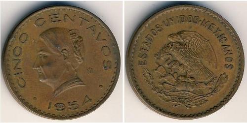 5 Centavo 墨西哥 青铜 