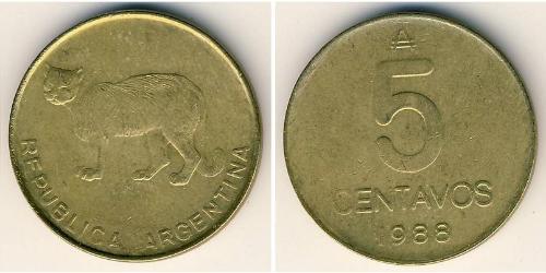 5 Centavo 阿根廷 黃銅 