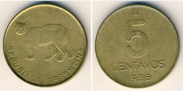 5 Centavo 阿根廷 黃銅 