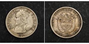 5 Centesimo Panama Argent Vasco Núñez de Balboa (1475 – 1519)