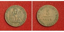 5 Centesimo Italy Copper 