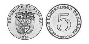 5 Centesimo Republic of Panama Copper/Nickel 