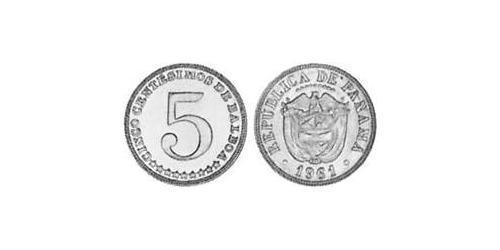 5 Centesimo Republic of Panama Copper/Nickel 