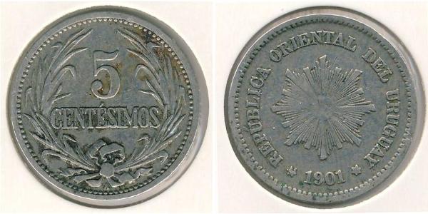 5 Centesimo Uruguay Copper/Nickel 