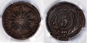 5 Centesimo Uruguay Cuivre 