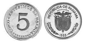5 Centesimo Panama Cuivre/Nickel 