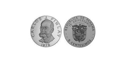 5 Centesimo Panama Cuivre/Nickel Carlos Finlay(1833 – 1915)