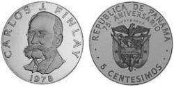 5 Centesimo Panama Kupfer/Nickel Carlos Juan Finlay(1833 – 1915)