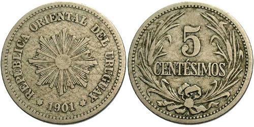 5 Centesimo Uruguay Kupfer/Nickel 