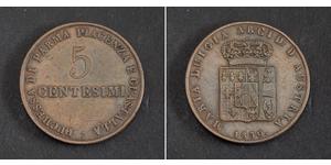 5 Centesimo Italy Silver 