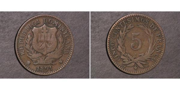 5 Centesimo Dominican Republic  