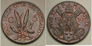 5 Centesimo Vatican (1926-)  