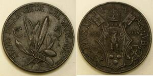 5 Centesimo Vatican (1926-)  