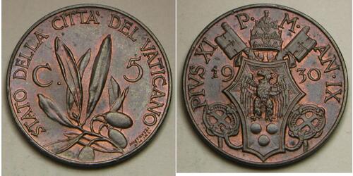 5 Centesimo Vatican (1926-)  