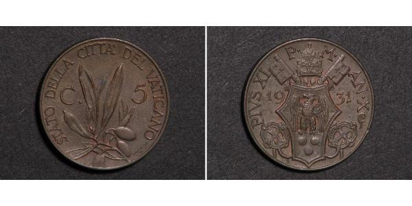 5 Centesimo Vatican (1926-)  