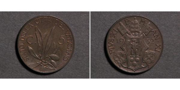 5 Centesimo Vatican (1926-)  